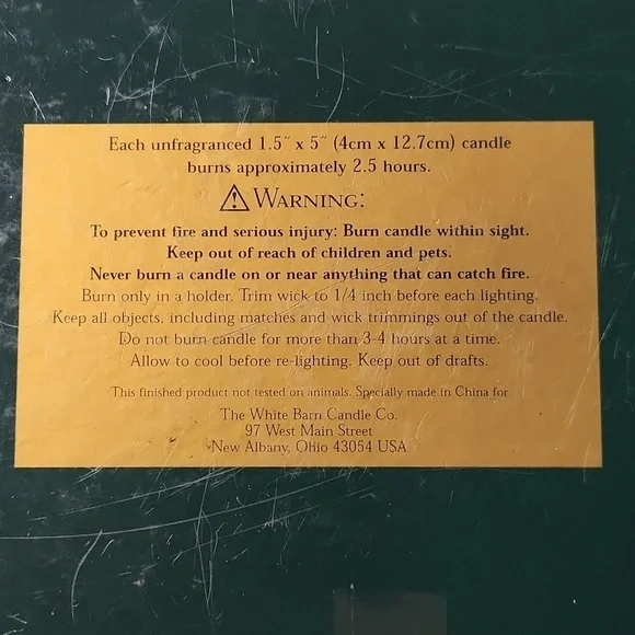 The White Barn Candle Co Celebrate The Season Topiary Candle Trio - Picture 4 of 4